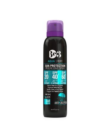 BE3 Solar SPF 20/40/60 Sports Water 150 ml Sun for the Summer