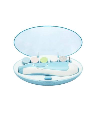 Electric Baby Nail File with Light Safe Baby Nail Trimmer Clipper - Electric Nail Clippers Kit with 6 Grinding Heads for Newborn Infant Toddler Kids Toes and Fingernails