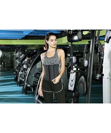 Buy Women s Waist Trainer Belt - Slimming Corset & Fitness Girdle - X-Small Black | Best Waist Cincher for Body Shaping - Buy Online on GoSupps.com