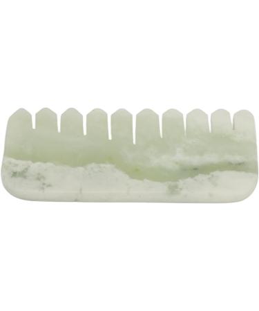 Verdant Touch Jade Massage Comb | Handheld Scalp & Physical Therapy Tool for Relaxation - Buy Online on GoSupps.com