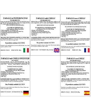 Pack 3 Taralli di Puglia. Bakery product ideal for snacks. The pack contains taralli with oil of - Buy Online on GoSupps.com