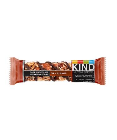 KIND Bars Dark Chocolate Cinnamon Pecan 12 Bars 1.4 oz (40 g) Each
