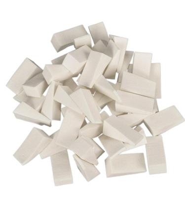 Pack of 50 Salon Nail Tips Sponge Brush Pen Ombre Stamping Tool Transfer Stamp