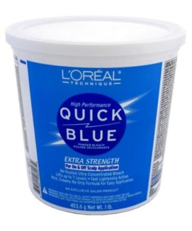 Loreal Quick Blue Powder Bleach Extra Strength 1Lb (473ml) - 2 Pack - Buy Online on GoSupps.com