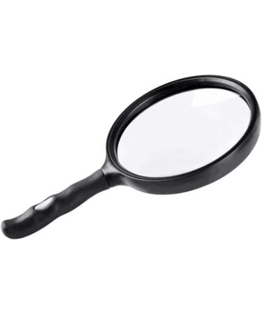 130mm Large Lens Handheld Magnifier 2.5X Reading Newspaper Map Magnifying Glass Ergonomic Handle Loupe Small Gift - Buy Online on GoSupps.com