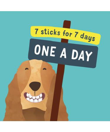 Buy Edgard & Cooper Dental Stick Treats for Dogs - Mint & Strawberry | Natural Low Calorie Fresh Breath - 840g (8 Packs) - Buy Online on GoSupps.com