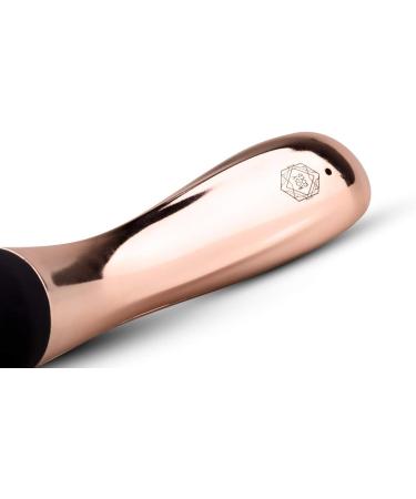 Rosy Gold Curve Massager - 10 Powerful Modes for Relaxation - Curved Design | Shop Internationally - Buy Online on GoSupps.com