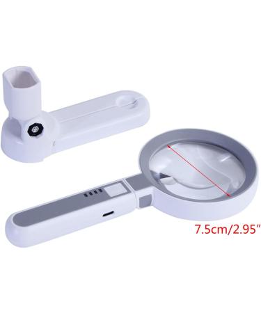 Foldable LED Glass 5X11X Lens Eye Loupe Magnifier for Inspection Jewelry Reading BookScience LED Light - Buy Online on GoSupps.com