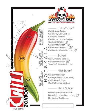 Buy Strawberry Pepper Candies - 200g Medium Hot (Scale 4) - Crazy Taste - International Shipping Available - Buy Online on GoSupps.com