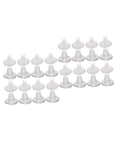 GLEAVI 16 Pairs Foot Stickers Pu Women's Toe Cover