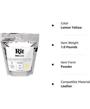 Rit Dye ProLine 1 LB Powder Dye (Lemon Yellow) - Buy Online on GoSupps.com