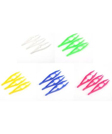 Guangcailun 3 Pieces Colorful Disposable Tweezers Set - Green Clip Tool & Toy Scissors for Precise Handling | International Shipping Available - Buy Online on GoSupps.com