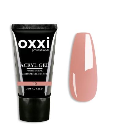 OXXI Professional Oxxi Professional 30ml Acrylic Gel Poly Nail Acrylic Gel Build Press On Waltz Fake Nail Tips (Pink 10)