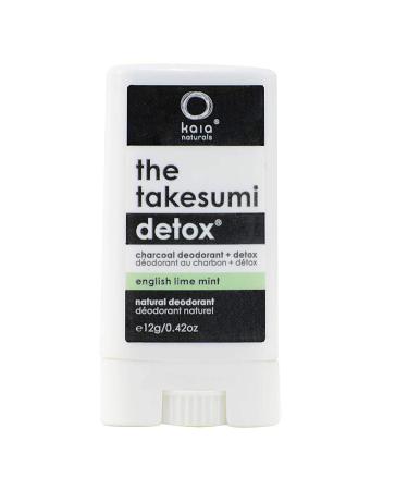 Kaia Naturals The Takesumi Detox Deodorant  Mint Lime  Small  12g/0.42 Oz Mint Lime 0.42 Ounce (Pack of 1)