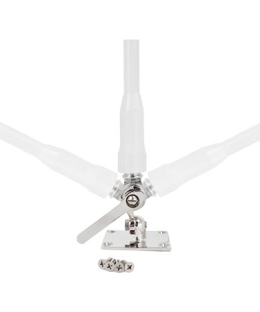 HYSHIKRA Marine VHF Antenna Mounts  Ratchet Bracket  316 Stainless Steel Heavy Duty Adjustable Ship Antenna Base for Boat - Buy Online on GoSupps.com