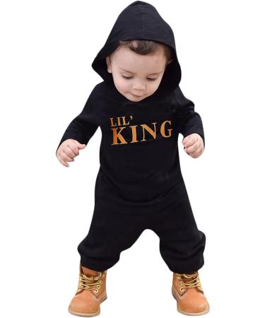 Boys Camo Letter T Pants Set Hoodie Outfit | Baby Boy Clothes | Birthday Outfit | Black 12-18 Months - Buy Online on GoSupps.com