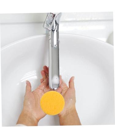 FRCOLOR 60 Pcs Exfoliating Cleansing Pads - Wood Pulp Facial Scrub Sponges for Deep Clean & Foaming Wash - Pink Facial Care Tools - Buy Online on GoSupps.com