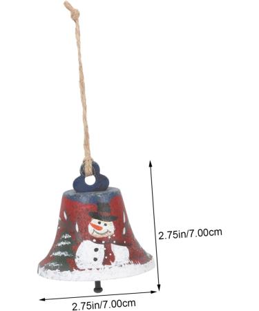 Buy Abaodam 5-Set Wrought Iron Christmas Bell Pendants - Metal Ornaments for Tree Decor 7x7cm - Perfect Holiday Jewelry - Buy Online on GoSupps.com