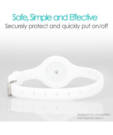 DiaBelt Adjustable Sensor Cover Armband for style Libre 3 14 Day Transmitter Protection Shield Arm Leg Band Comfortable Diabetic Holder Diabetes Activity Women Men White Small (Pack of 1) White - Buy Online on GoSupps.com