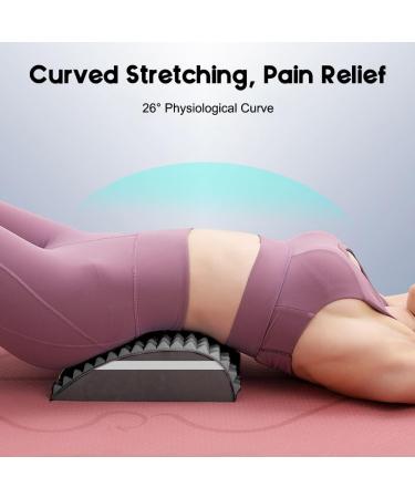 Kipida 2-in-1 Neck & Back Stretcher | At-Home Pain Relief Device for Neck & Back Pain - Gray - Buy Online on GoSupps.com