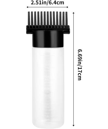 Root Comb Applicator Bottle 6oz - Hair Dye & Scalp Treatment Brush with Graduated Scale - Buy Online on GoSupps.com