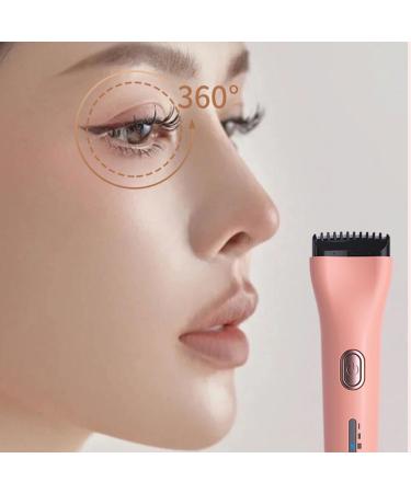 BOKIOESDE Double Sided Anti Scald Comb Teeth Electric Eyelash Curler Easy Curling and Curling with Just Push Heated Eyelash Curler White - Buy Online on GoSupps.com