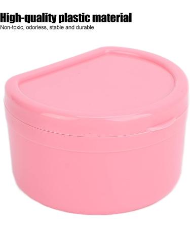 Buy 2Pcs Pink Denture Holder Case - Portable Partial Mouth Guard Container & Orthodontic Storage Box - Buy Online on GoSupps.com