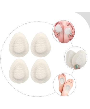 Ciieeo 2 Pairs Felt Forefoot Pads Metatarsal Support Insoles for Women | Cushioned Half Insole for Clear Sandals & Comfort - Buy Online on GoSupps.com