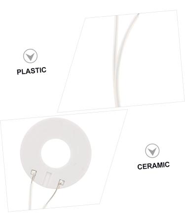 FOMIYES 2pcs Replacement Hot Ring Heated Curlers Coils Heating Plate Repair Kit Heating Coil White Plastic 9.5X2.5CM White - Buy Online on GoSupps.com