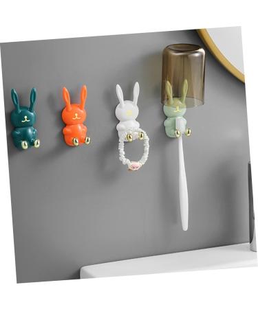 Buy Cabilock 12 PTH Sticky Hooks - Self-Adhesive Razor Holder for Bathroom - Durable ABS Wall Hooks for Shaving and Organization - Buy Online on GoSupps.com