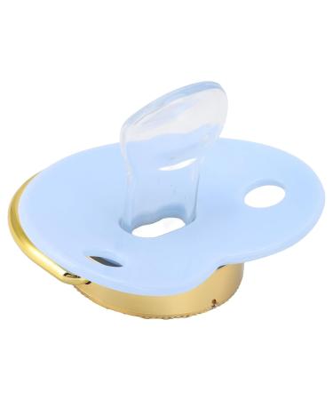Bling Baby Pacifier with Clips - Soft Silicone BPA Free for 6-18 Months - Blue | Safe & Stylish Infant Soothers - Buy Online on GoSupps.com