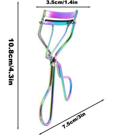 Eye Lash Curlers | Handheld Quick Natural Curling Eye Lashes Just Dramatically Curled Eyelashes Curler with Padded Handle for Long Lasting Color Titanium-pvc Box - Buy Online on GoSupps.com