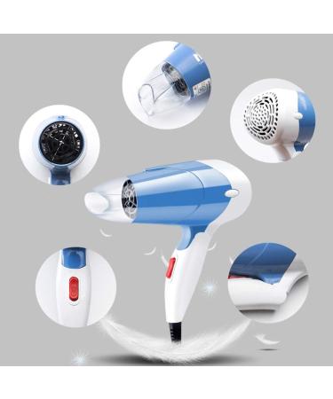Mini Hairdryer Small Folding Hairdryer Travel Hair Dryer 1000W 2 Speed Hairdryer Thermostatic Portable Lightweight Overheating Protection Small Power Suitable Low Noise for Student residences Small - Buy Online on GoSupps.com