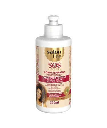 Salon Line SOS Pentear Castor Cream and Keratin 300 ml