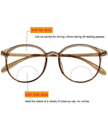 Xuan Bifocal Reading Glasses for Women - Stylish Round Prescription Glasses for Comfortable Vision - Buy Online on GoSupps.com