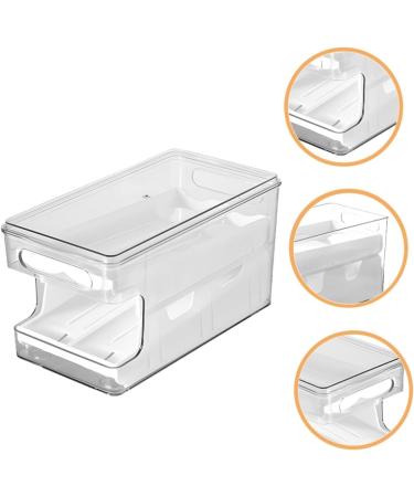 Yardenfun Egg Holder Box Refrigerator Holder Double-layer Capacity Egg Organizer Container Dispenser Kitchen Fridge Egg Storage - Buy Online on GoSupps.com