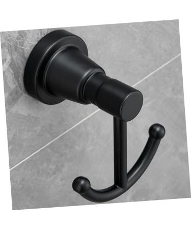 HOOTNEE Stainless Steel Coat Hook Hooks for Hanging Hook for Wall Coat Hooks Modern Wall Hooks Towel Hooks for Bathrooms Kitchen Hook Bathroom Hooks for Towels Robe Hooks Clothing Hooks 10X8.5CM Black - Buy Online on GoSupps.com