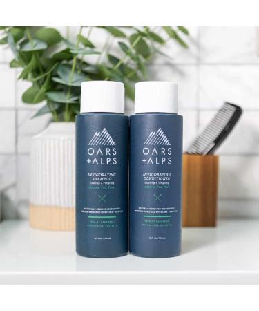 Oars + Alps Men's Sulfate Free Hair Shampoo - Alpine Tea Tree Infused - 12 Fl Oz - Buy Online on GoSupps.com