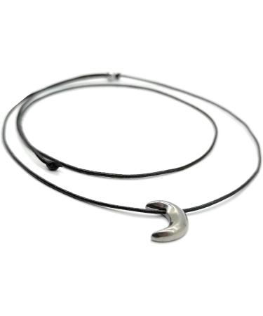 Oralgo's Elegant Moon Necklace - Adjustable Cordal Jewelry for Women & Girls - Stylish Accessory - Buy Online on GoSupps.com
