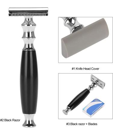 Stainless Steel Beard Shaping Template & Razor Mustache Shaving Set - International Shipping Available - Buy Online on GoSupps.com