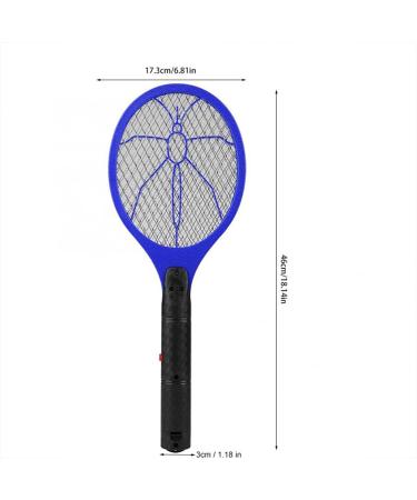 Cordless Battery Power Electric Fly Mosquito Swatter Bug Zapper Racket Insects Killer Red - Buy Online on GoSupps.com