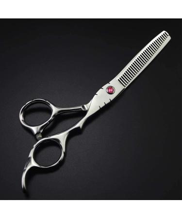 Hairdressing Scissors with Sharp Barbers Scissors Professional Hairdresser Scissor Set Light Thinning Scissors for Hair Cutting Salon flatcut5.5inch A flatcut5.5inch - Buy Online on GoSupps.com