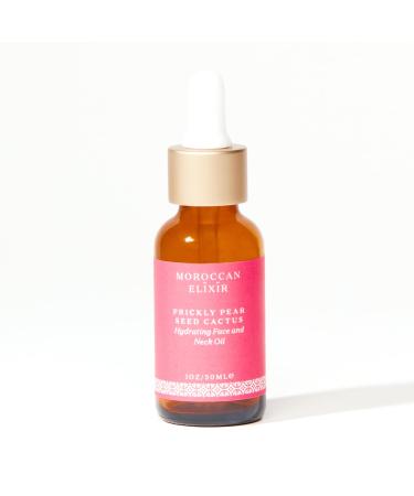 Prickly Pear Face & Neck Cactus Oil For Woman | Restore Aging Increases Hydrating & Supports Skin Health | Enriched with Antioxidants Minerals & Vitamin K | 1 oz