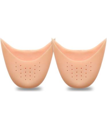 Skin Color Silicone Gel Toe Pads - 1 Pair for Women | Breathable & Protective Feet Care Caps (Model c59 86f 27b b3a 491) - Buy Online on GoSupps.com