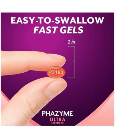 Phazyme Ultra Strength Gas & Bloating Relief Fast Gels - 12 Pack - Buy Online on GoSupps.com