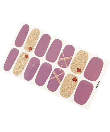 dijiusidy Nail Art Stickers Self-Adhesive Fingernail Decal with Strap Glue DIY Art Decor Full Cover Manicure Kits for Women Girls YMX189 - Buy Online on GoSupps.com