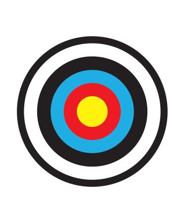 New Urinal Fly Toilet Stickers 12 Pack | Black Blue Red Yellow Bullseye | 80% Cleaner Bathrooms in Minutes - Buy Online on GoSupps.com