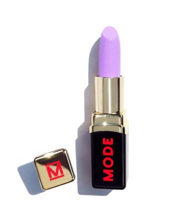 MODE Virgin Matte Areni Noir Lipstick EMPRESS Pastel Lavender Lilac Long Lasting Pigment Rich Lip Color Nourishing Natural Skincare Fruit Oils and Organic Shea Butter Cruelty Free Made in NY 4.8g EMPRESS (Dreamy Pastel Lavender Lilac)