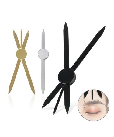 Stainless Steel Brow Measuring Tool | Precision Eyebrow Ruler for Microblading & Eyeliner - International Shipping Available - Buy Online on GoSupps.com