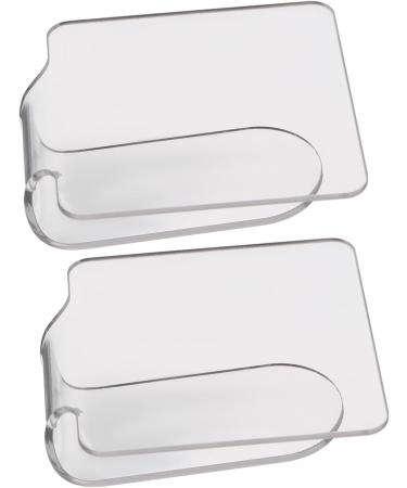 FRCOLOR Lot de 2 Palettes Acryliques Transparentes pour Nail Art Palettes Portables Carr es de Maquillage de Salon L g res et Faciles Nettoyer Outil Professionnel pour M langer Couleurs - Buy Online on GoSupps.com